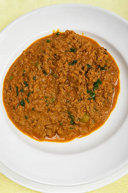 Delicious Chicken Keema Masala at MC's Curry in Winnipeg, MB